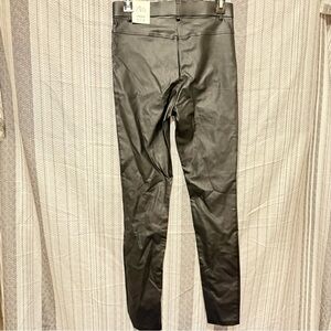 Zara Women's Sleek Black Leather Pants